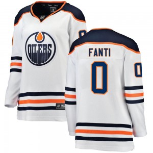 Women's Fanatics Branded Edmonton Oilers Ryan Fanti White Away Jersey - Breakaway