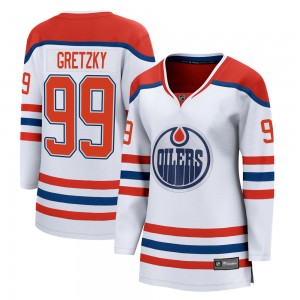 Women's Fanatics Branded Edmonton Oilers Wayne Gretzky White 2020/21 Special Edition Jersey - Breakaway