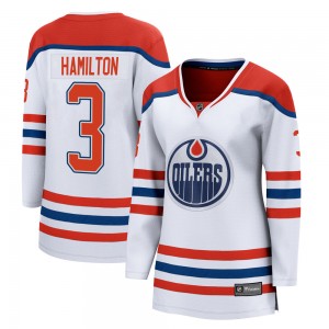 Women's Fanatics Branded Edmonton Oilers Al Hamilton White 2020/21 Special Edition Jersey - Breakaway