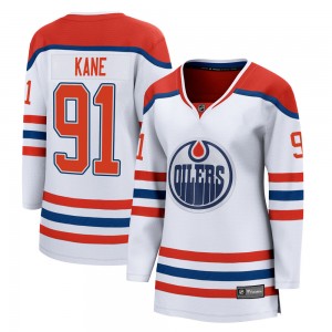 Women's Fanatics Branded Edmonton Oilers Evander Kane White 2020/21 Special Edition Jersey - Breakaway