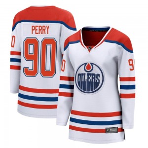 Women's Fanatics Branded Edmonton Oilers Corey Perry White 2020/21 Special Edition Jersey - Breakaway