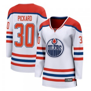 Women's Fanatics Branded Edmonton Oilers Calvin Pickard White 2020/21 Special Edition Jersey - Breakaway