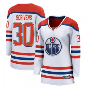 Women's Fanatics Branded Edmonton Oilers Ben Scrivens White 2020/21 Special Edition Jersey - Breakaway