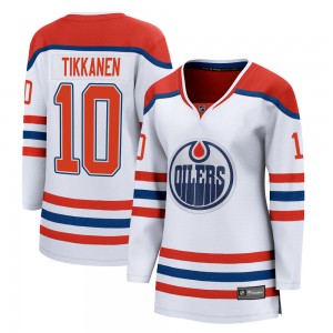 Women's Fanatics Branded Edmonton Oilers Esa Tikkanen White 2020/21 Special Edition Jersey - Breakaway