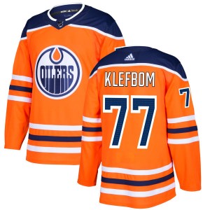 Men's Adidas Edmonton Oilers Oscar Klefbom Royal Jersey - Authentic