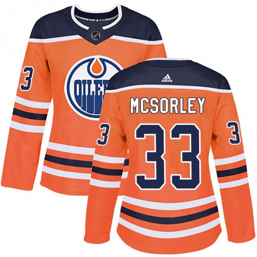 Women's Adidas Edmonton Oilers Marty Mcsorley Orange r Home Jersey - Authentic