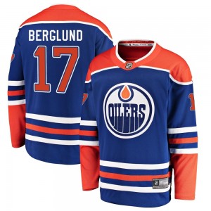 Youth Fanatics Branded Edmonton Oilers Carl Berglund Royal Alternate Jersey - Breakaway