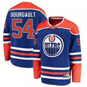 Youth Fanatics Branded Edmonton Oilers Xavier Bourgault Royal Alternate Jersey - Breakaway