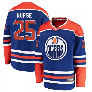 Youth Fanatics Branded Edmonton Oilers Darnell Nurse Royal Alternate Jersey - Breakaway
