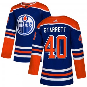 Youth Adidas Edmonton Oilers Shane Starrett Royal Alternate Jersey - Authentic