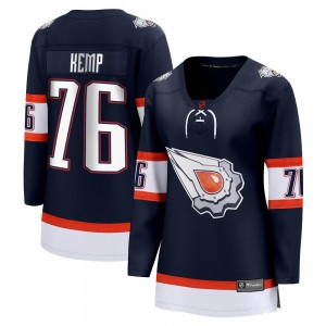 Women's Fanatics Branded Edmonton Oilers Philip Kemp Navy Special Edition 2.0 Jersey - Breakaway