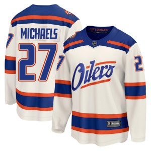 Men's Fanatics Edmonton Oilers Owen Michaels Light Beige Alternate Jersey - Breakaway