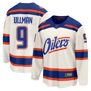 Men's Fanatics Edmonton Oilers Norm Ullman Light Beige Alternate Jersey - Breakaway