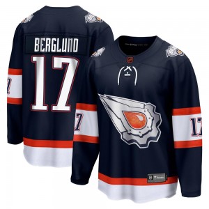 Men's Fanatics Branded Edmonton Oilers Carl Berglund Navy Special Edition 2.0 Jersey - Breakaway