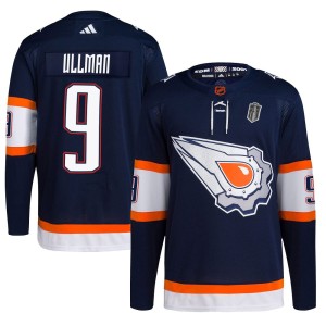 Men's Adidas Edmonton Oilers Norm Ullman Navy Reverse Retro 2.0 2025 Stanley Cup Final Jersey - Authentic