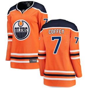 Women's Fanatics Branded Edmonton Oilers Paul Coffey Orange r Home Breakaway Jersey - Authentic
